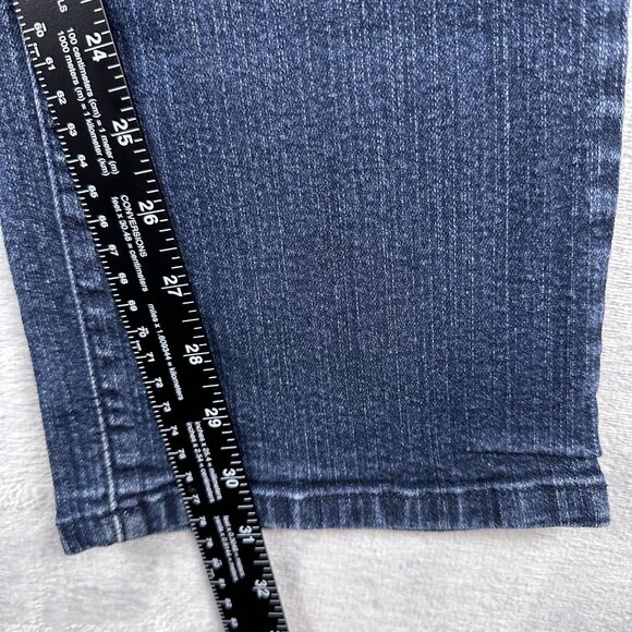 NYDJ Slim Boot Cut Jeans Lift Tuck Technology Mid Rise Women's Blue Size 14 - Picture 8 of 10